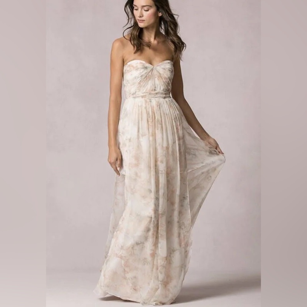 Jenny Yoo Convertible Maxi Dress